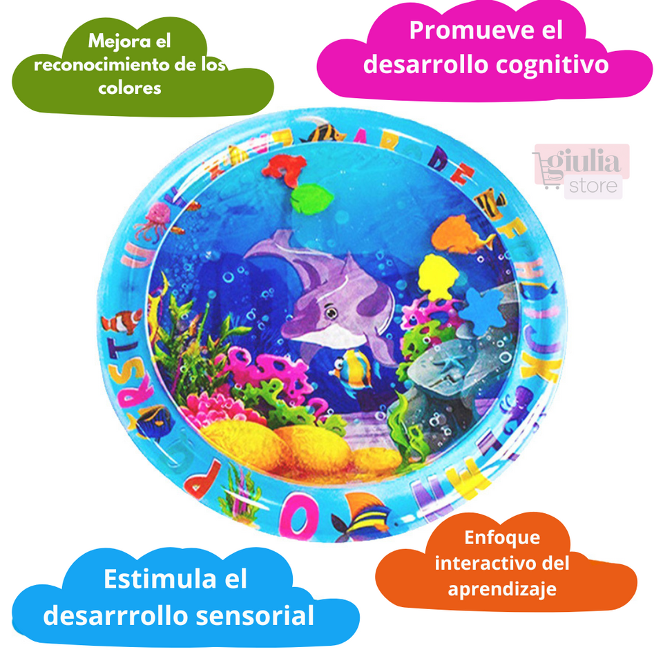Alfombra de agua para bebes